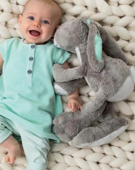 Grey Rabbit Twine 31cm - Little Chit Chat